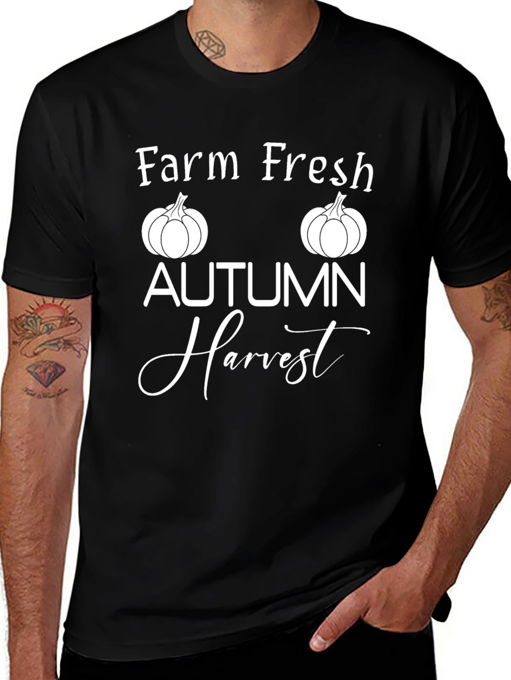 Farm Fresh Autumn Harvest Graphic Tee