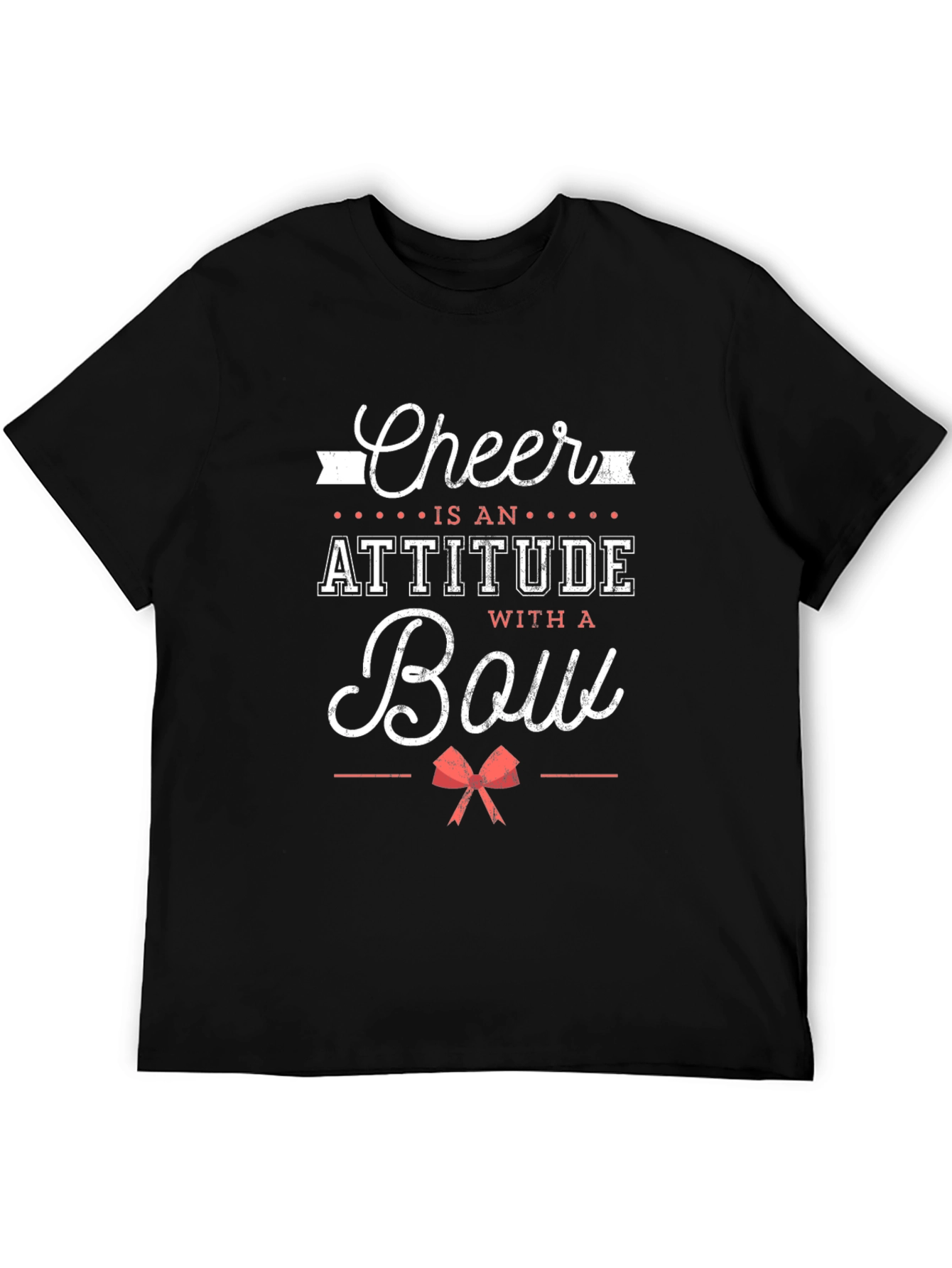 Cheer Attitude Bow Graphic Tee