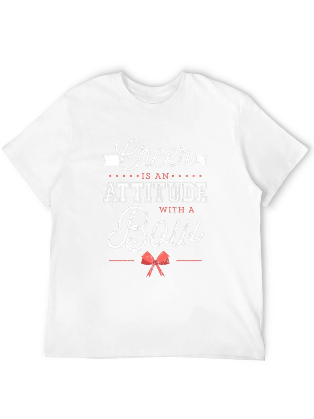 Cheer Attitude Bow Graphic Tee