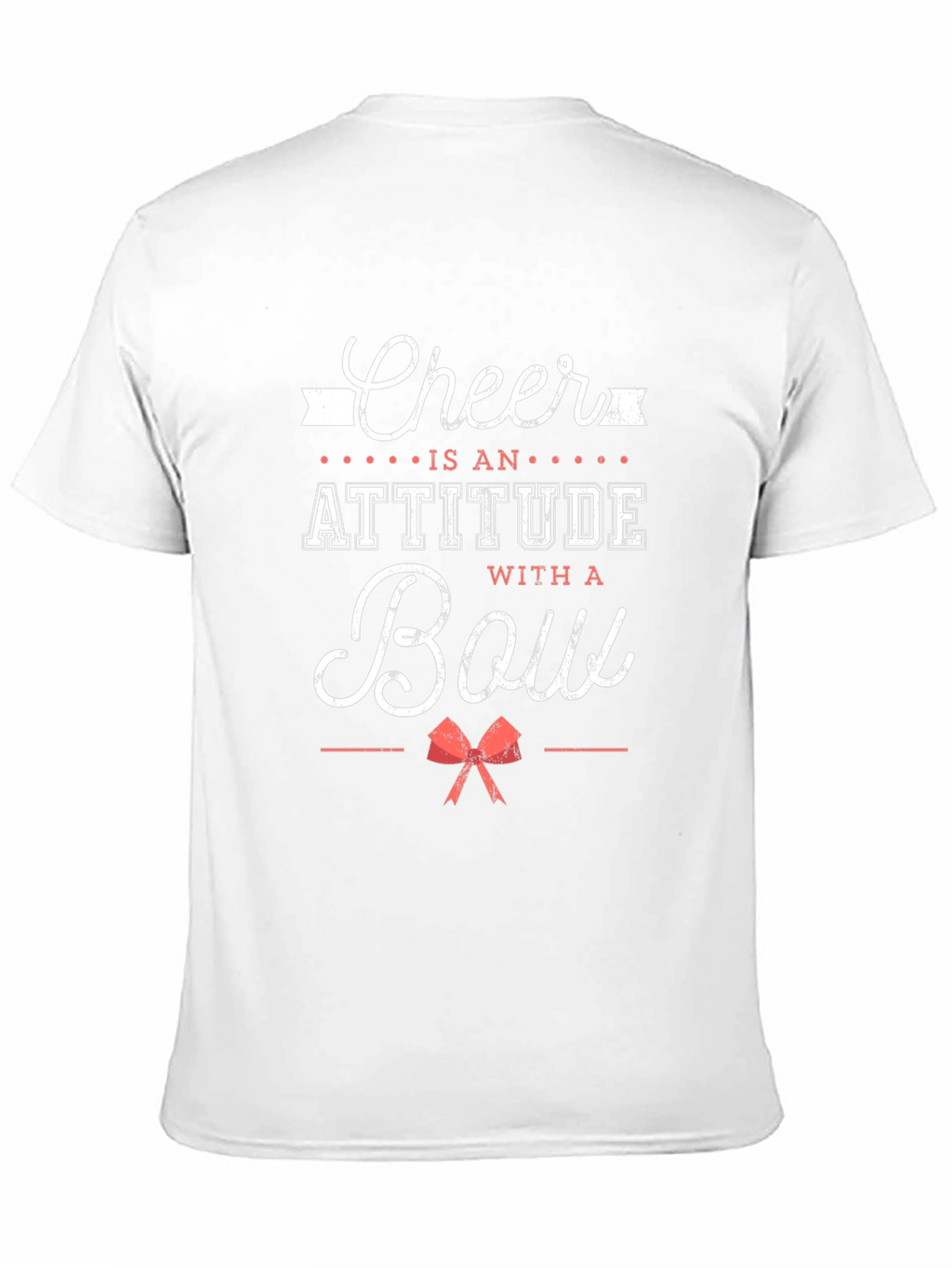 Cheer Attitude Bow Graphic Tee