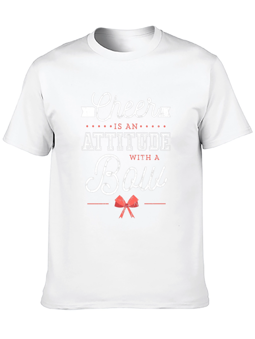 Cheer Attitude Bow Graphic Tee
