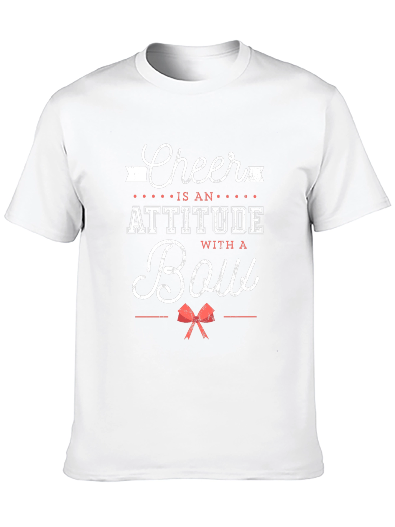 Cheer Attitude Bow Graphic Tee
