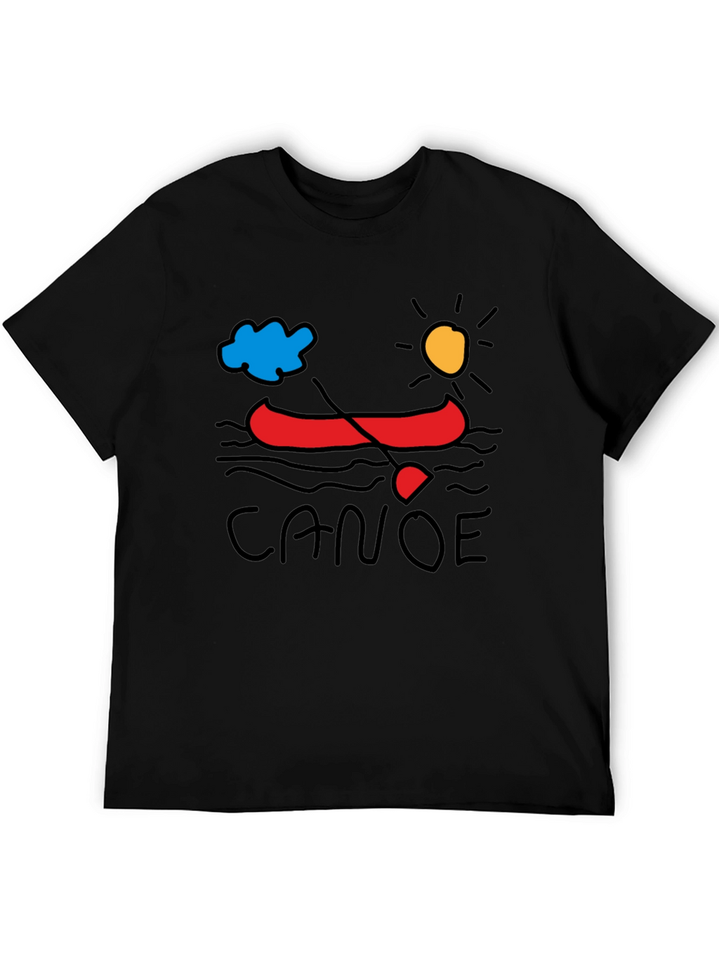 Canoe Graphic T-Shirt - Sun Water Fun!