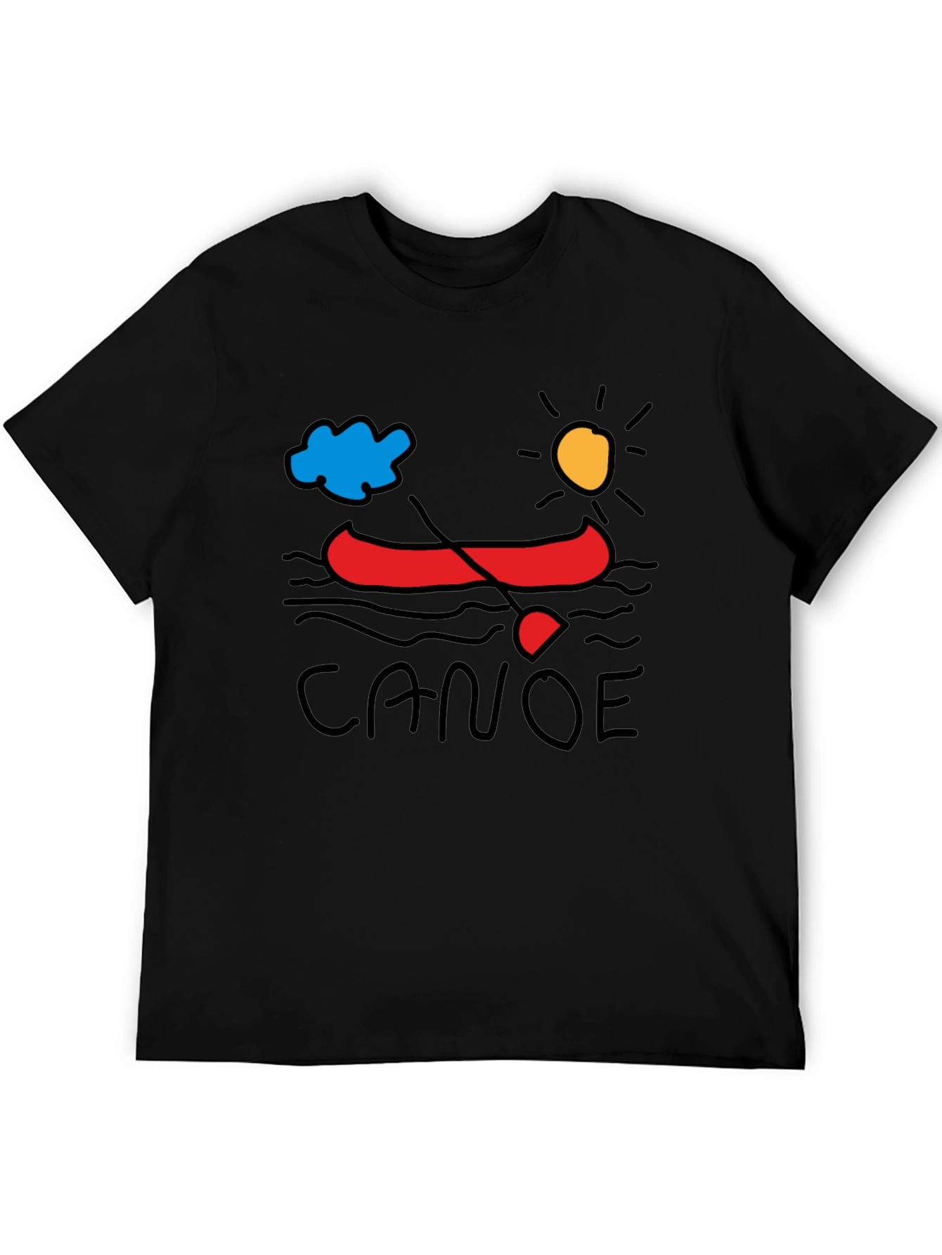 Canoe Graphic T-Shirt - Sun Water Fun!