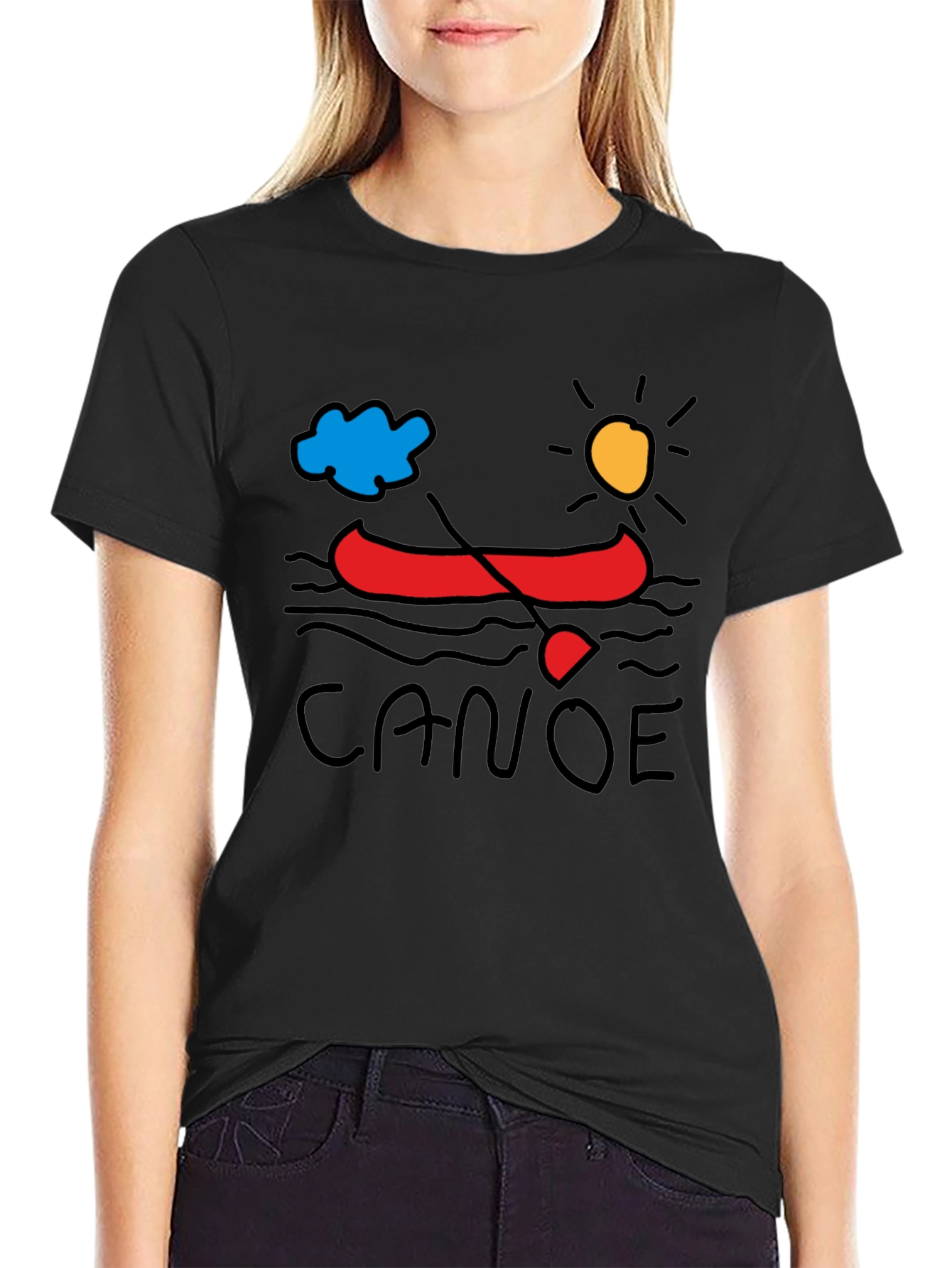 Canoe Graphic T-Shirt - Sun Water Fun!