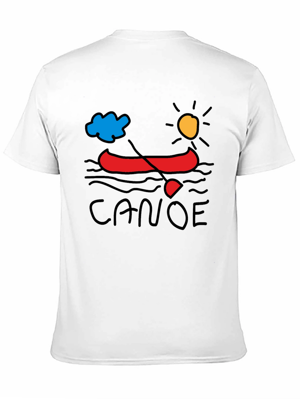 Canoe Graphic T-Shirt - Sun Water Fun!