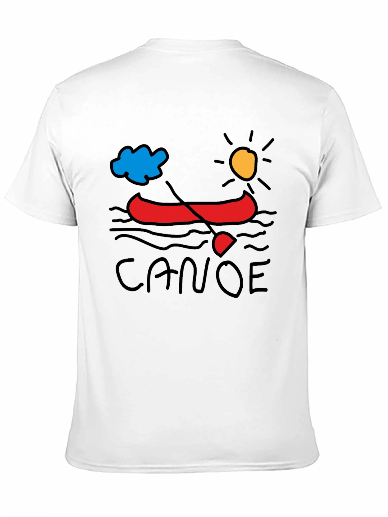 Canoe Graphic T-Shirt - Sun Water Fun!