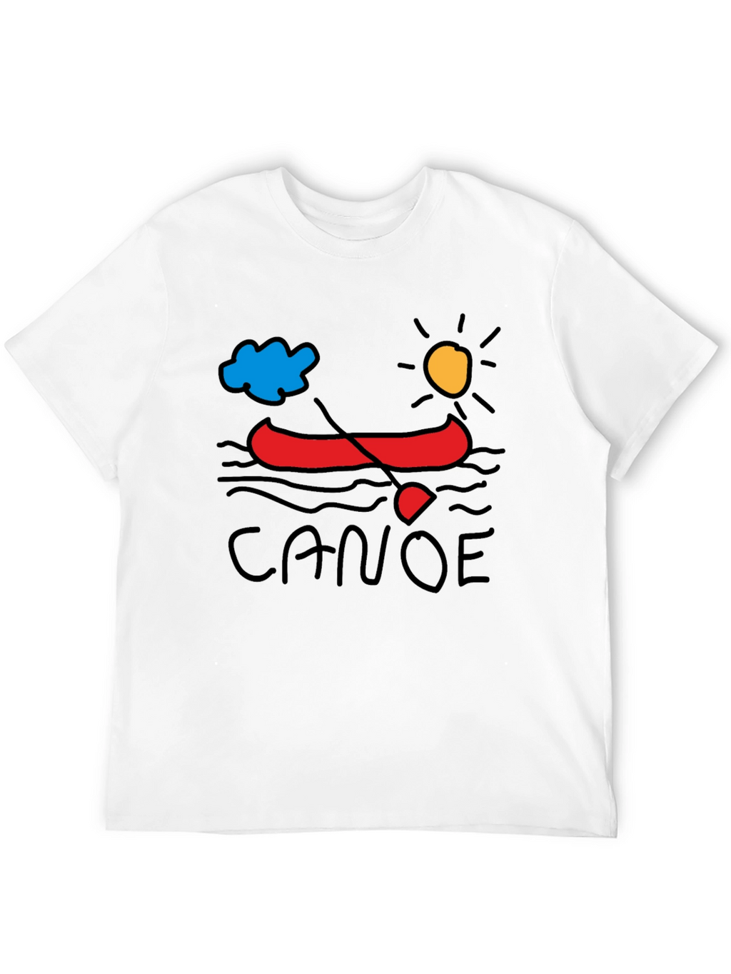 Canoe Graphic T-Shirt - Sun Water Fun!
