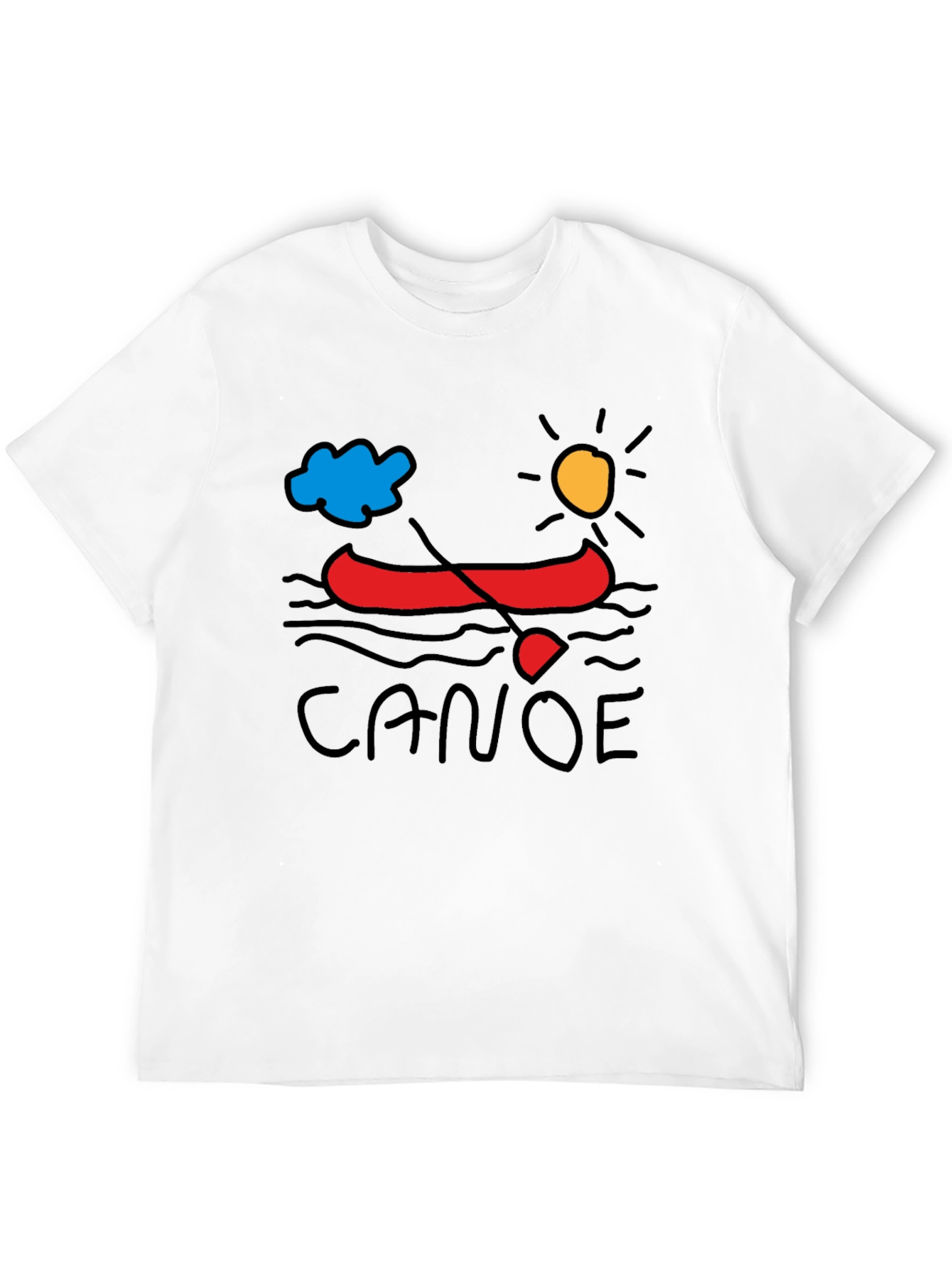 Canoe Graphic T-Shirt - Sun Water Fun!