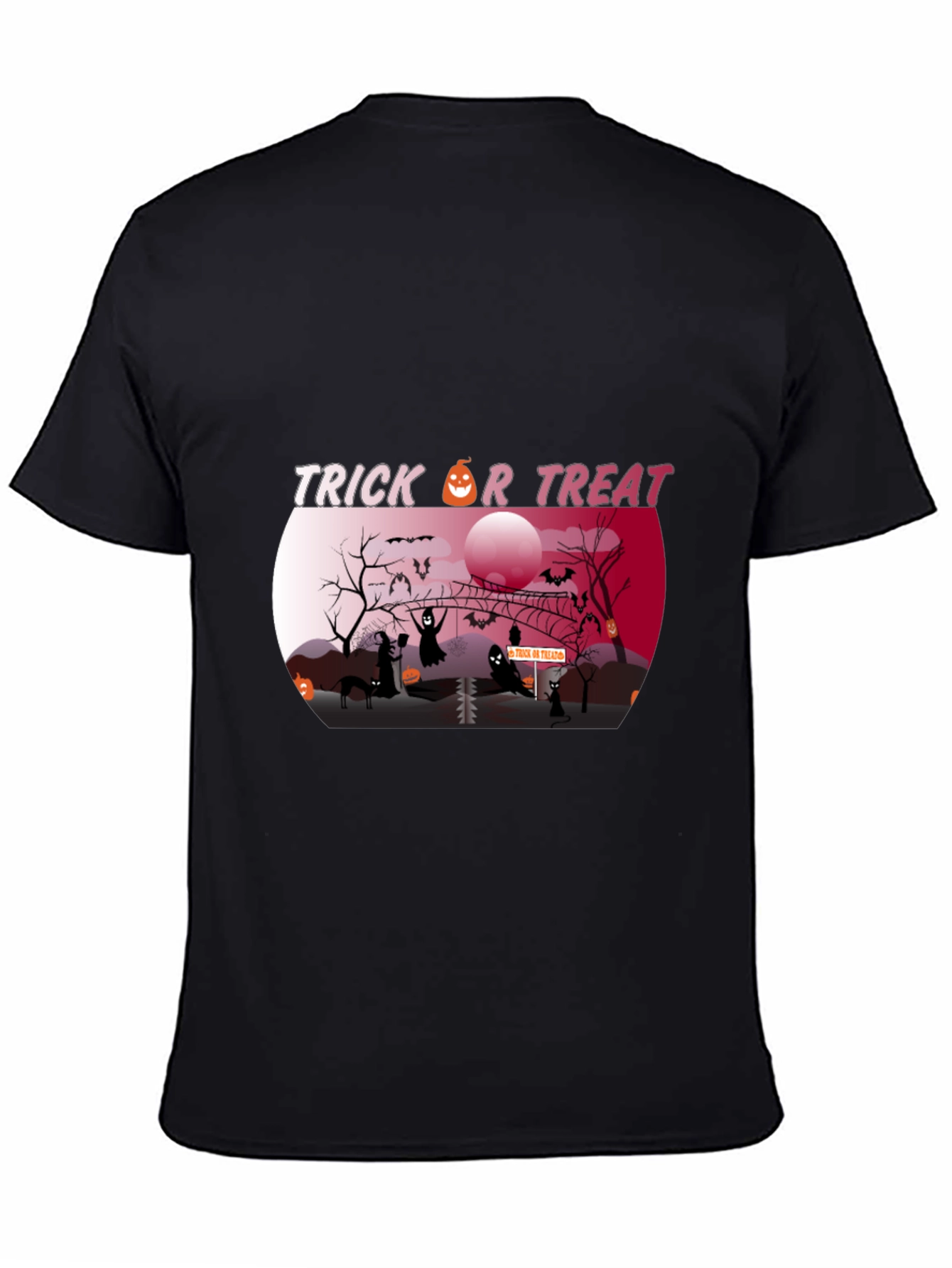 Spooky Trick or Treat Halloween Graphic Tee