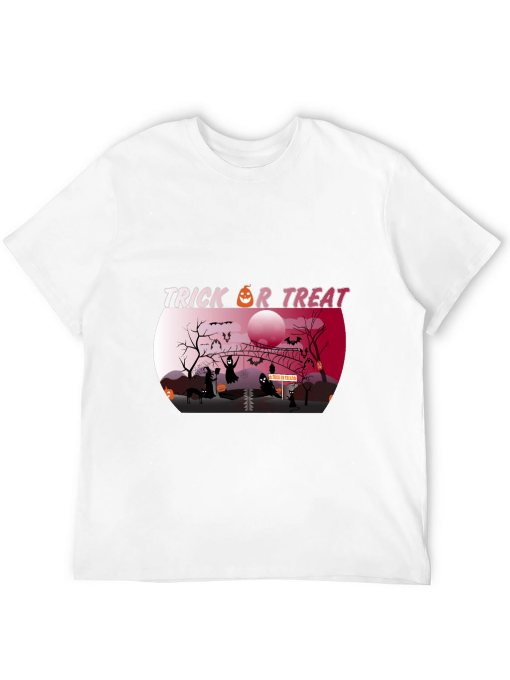 Spooky Trick or Treat Halloween Graphic Tee