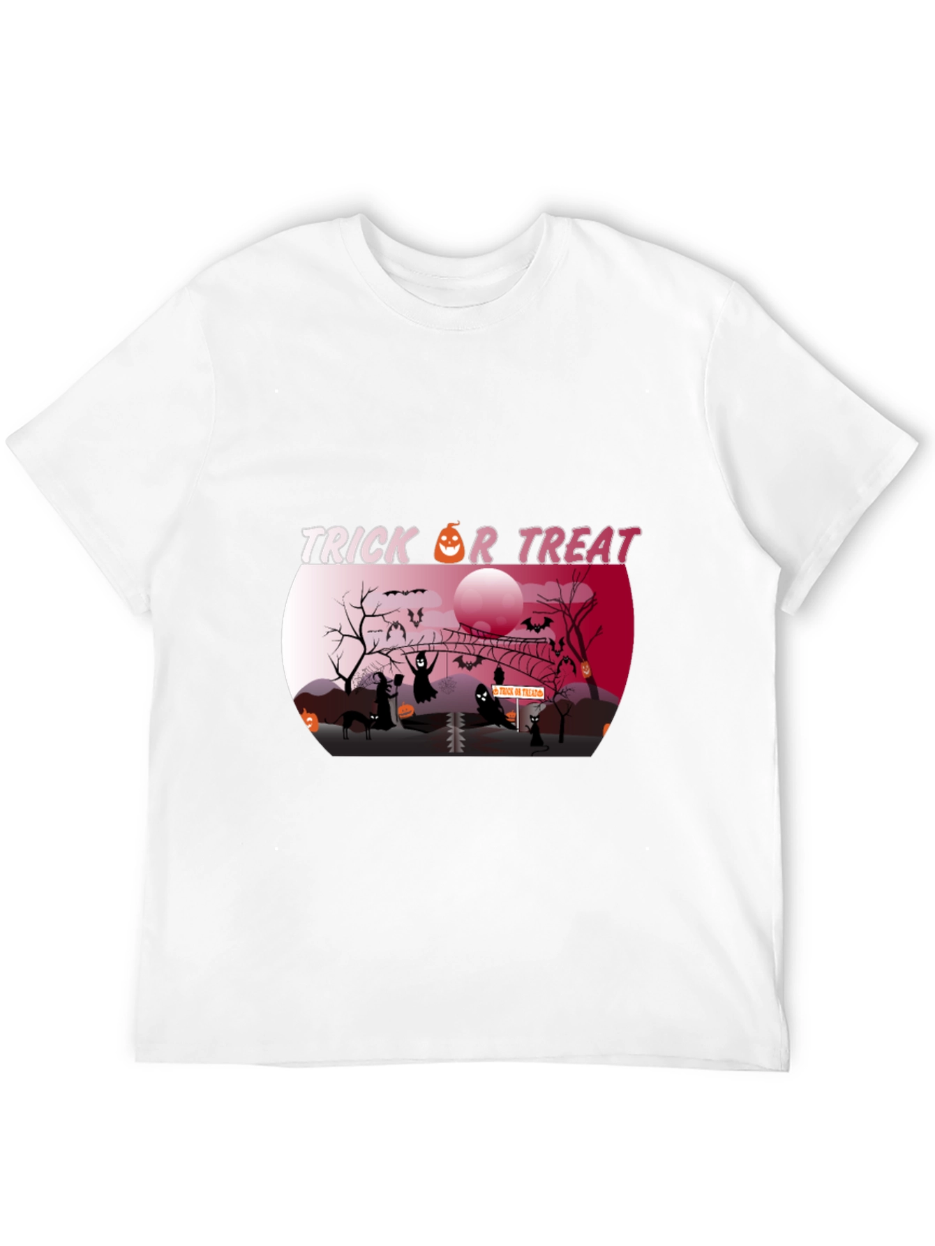 Spooky Trick or Treat Halloween Graphic Tee