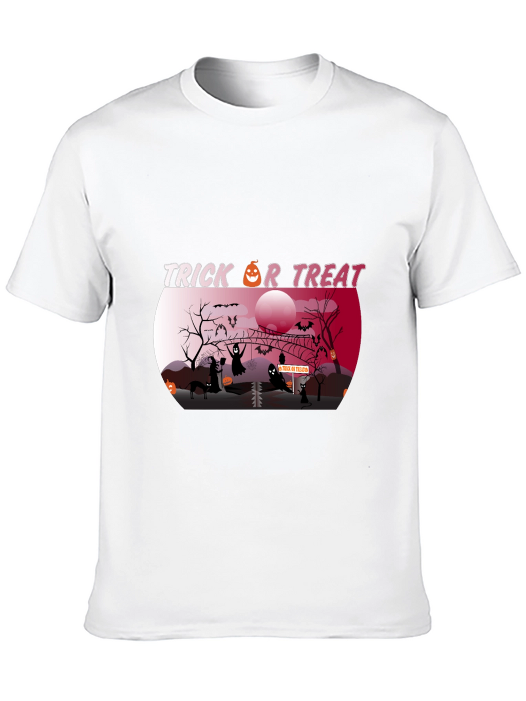 Spooky Trick or Treat Halloween Graphic Tee