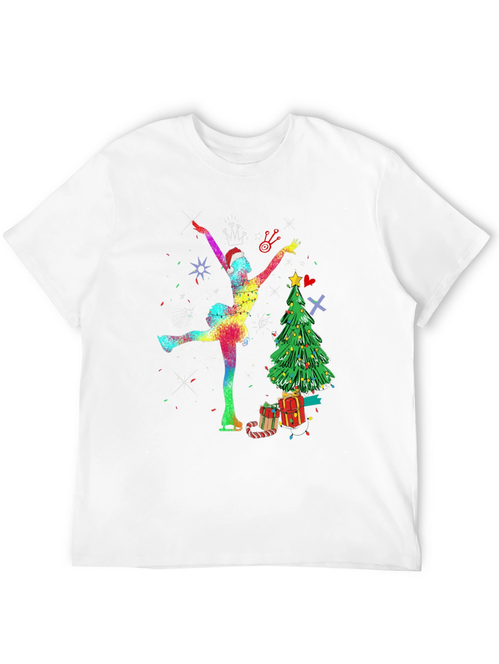 Christmas Skater Graphic Tee