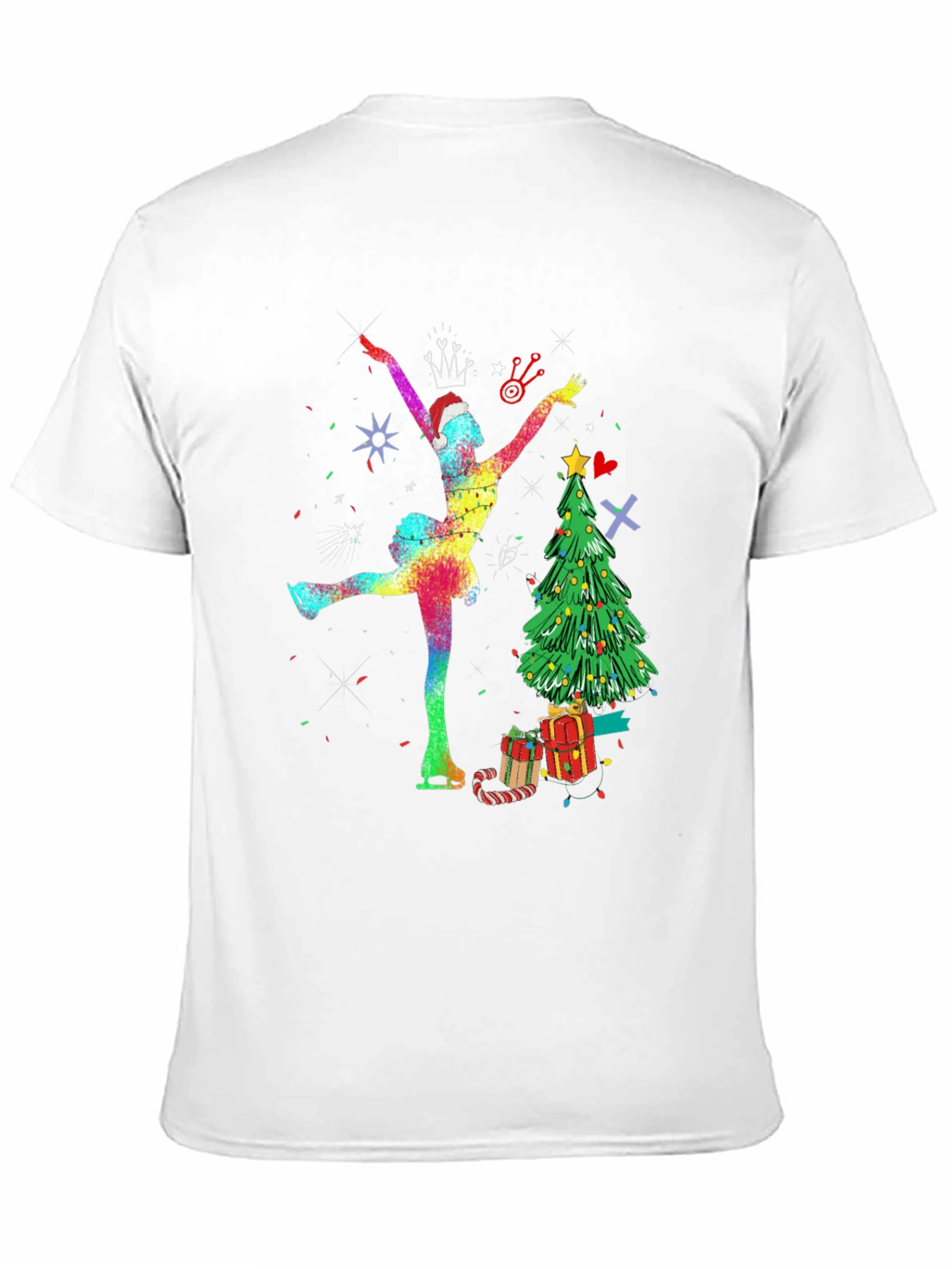 Christmas Skater Graphic Tee