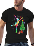 Christmas Skater Graphic Tee