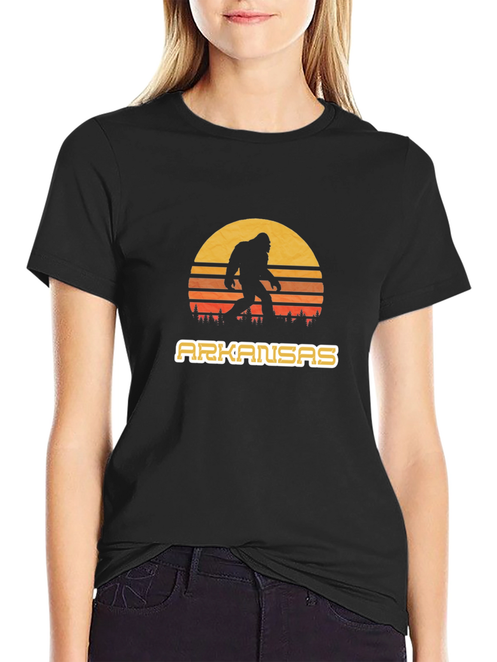 Arkansas Bigfoot T-Shirt Sasquatch Sunset Tee