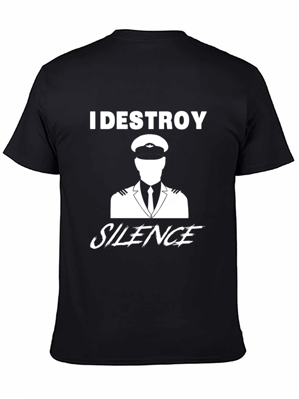 I DESTROY SILENCE Pilot Graphic Tee