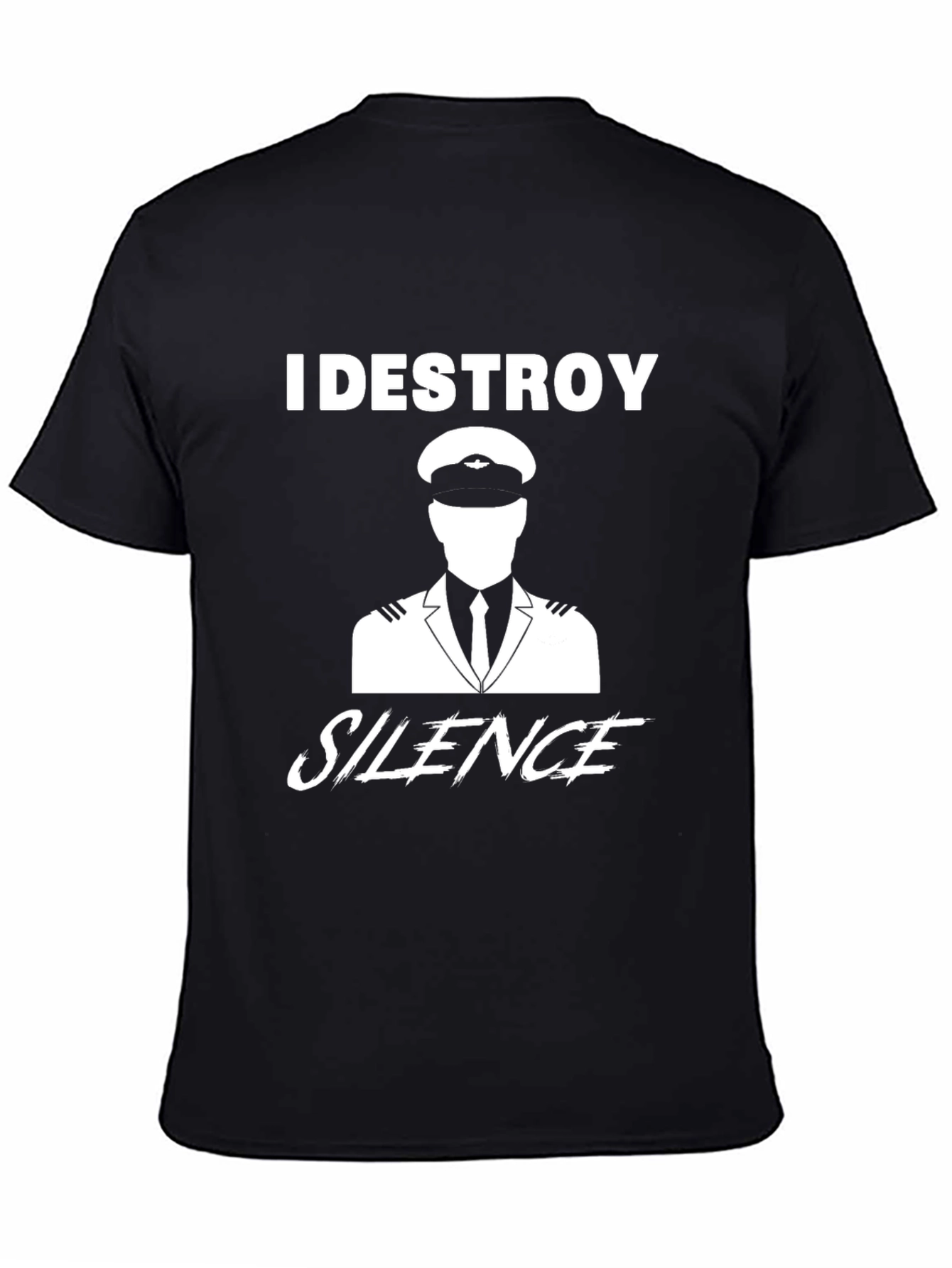 I DESTROY SILENCE Pilot Graphic Tee