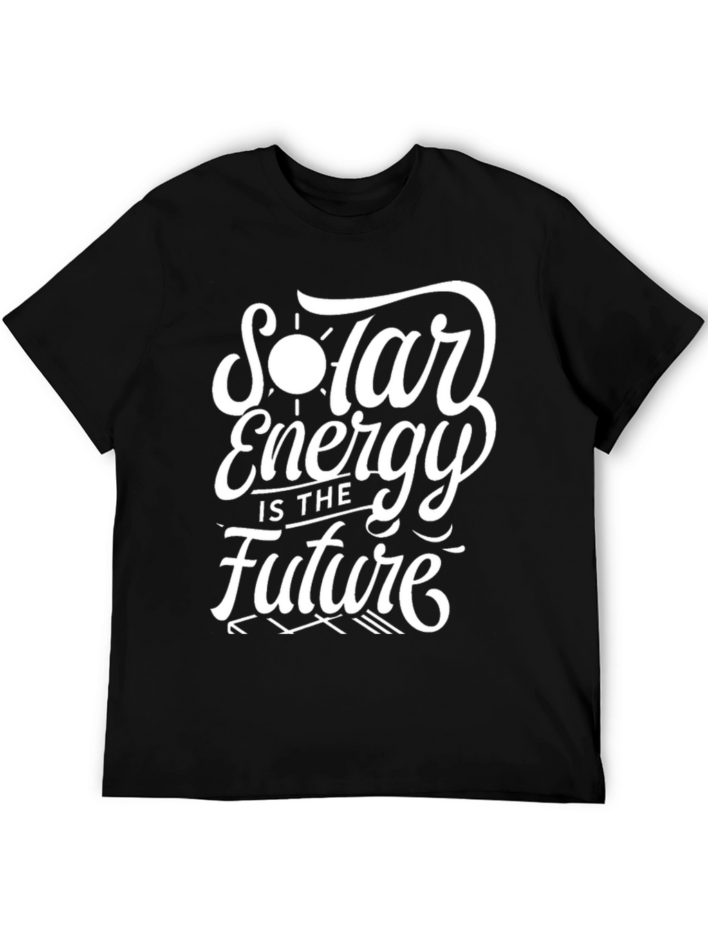 Solar Energy Future T-Shirt - Black Graphic Tee