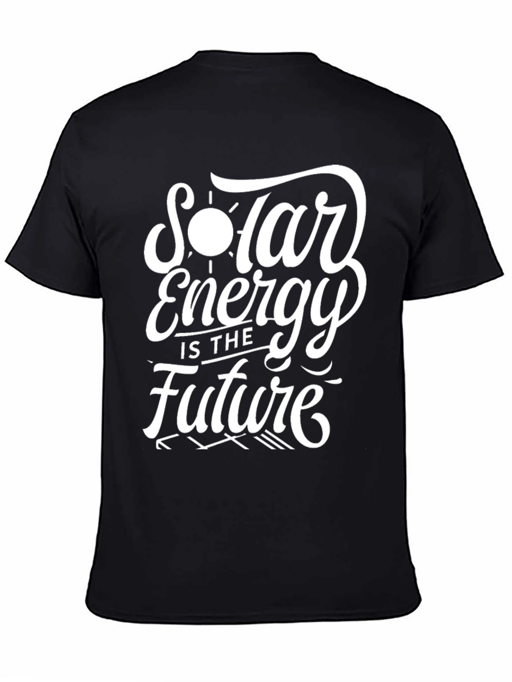 Solar Energy Future T-Shirt - Black Graphic Tee