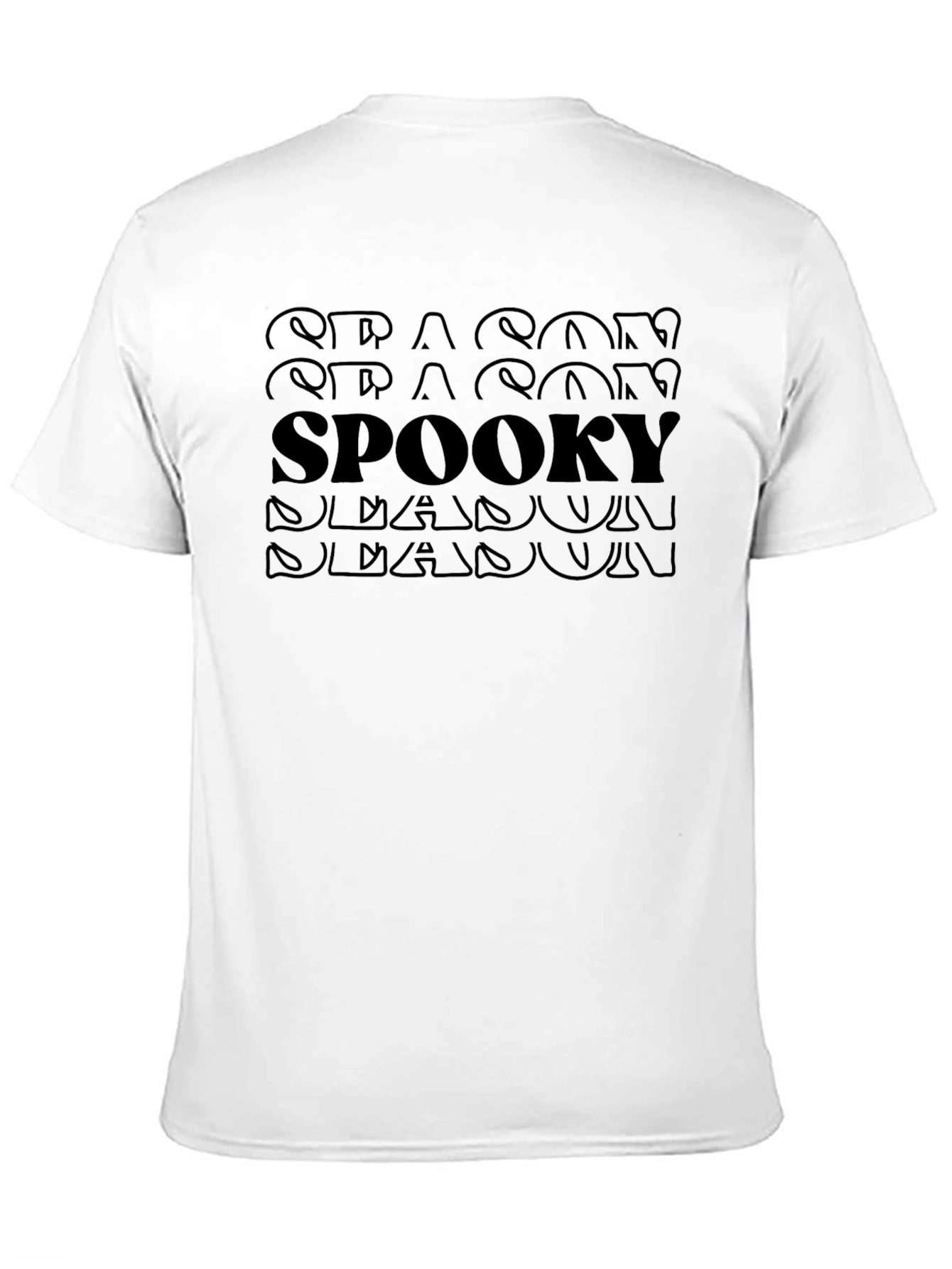 Spooky Season Black Graphic Tee