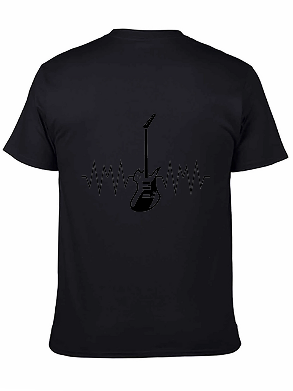 Guitar Heartbeat Graphic Tee - Music Lover T-Shirt