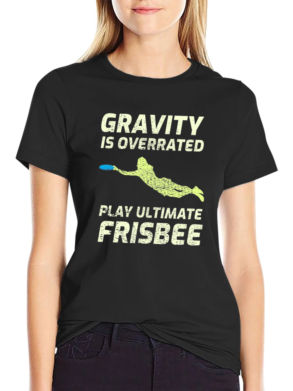 Gravity is Overrated Ultimate Frisbee T-Shirt