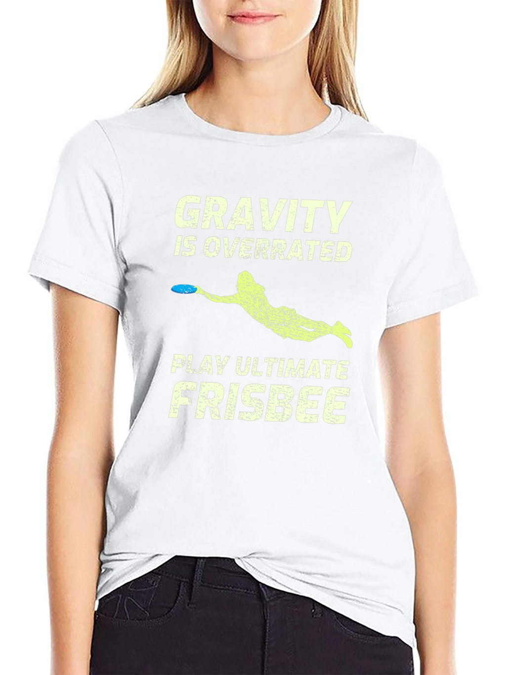 Gravity is Overrated Ultimate Frisbee T-Shirt