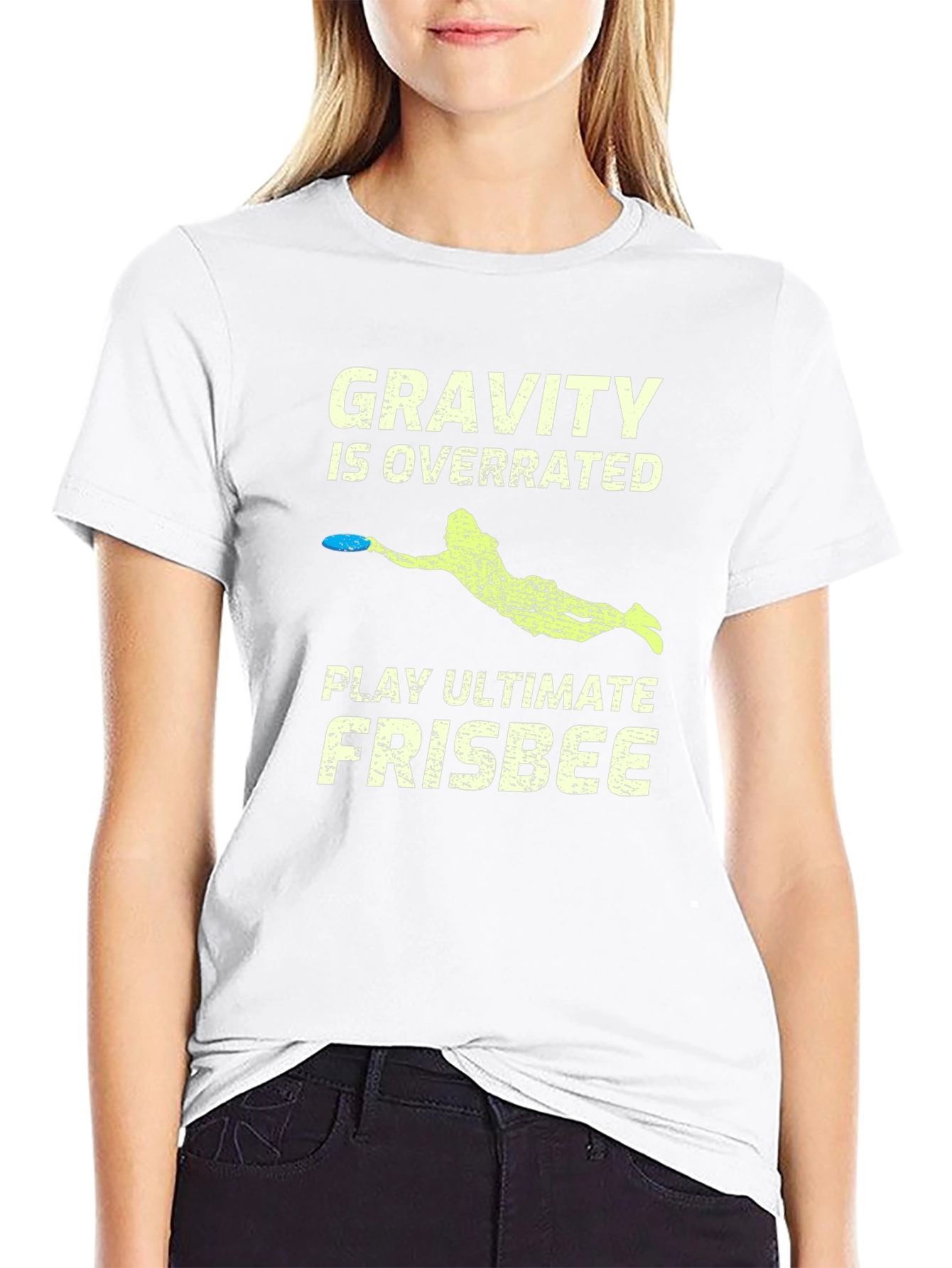 Gravity is Overrated Ultimate Frisbee T-Shirt