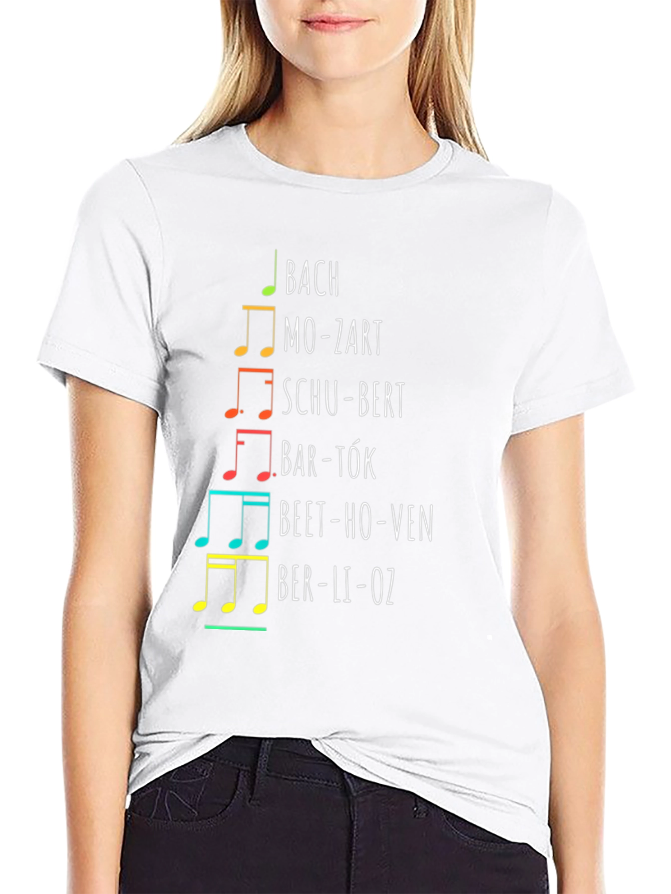 Composer Music Notes Graphic Tee