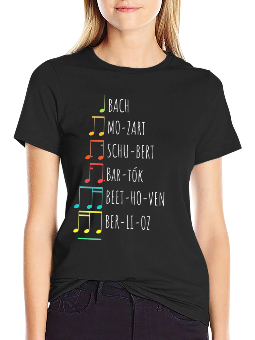 Composer Music Notes Graphic Tee