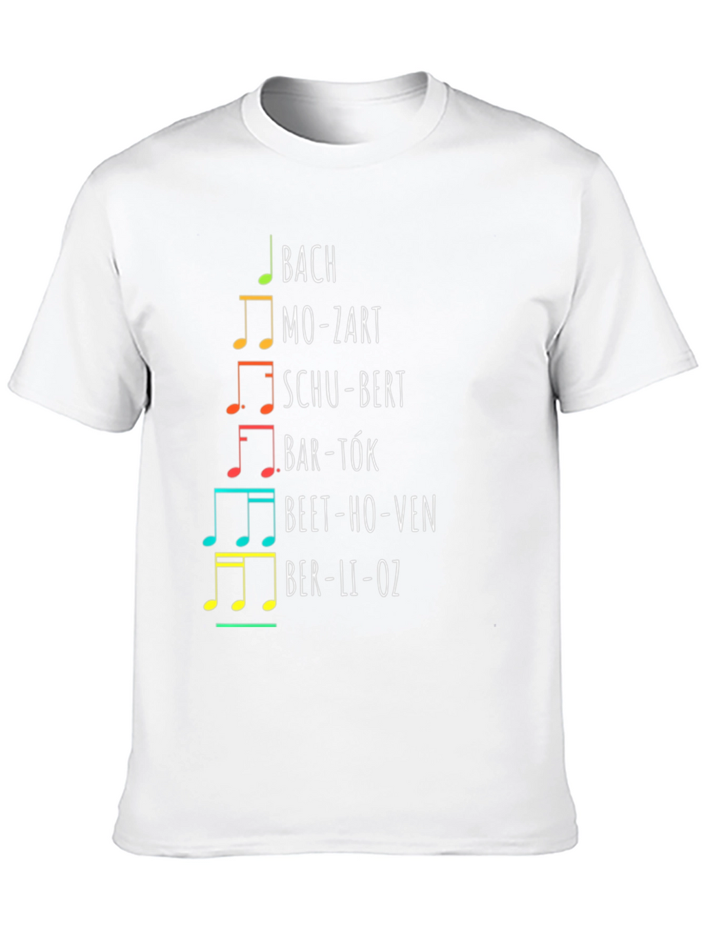 Composer Music Notes Graphic Tee