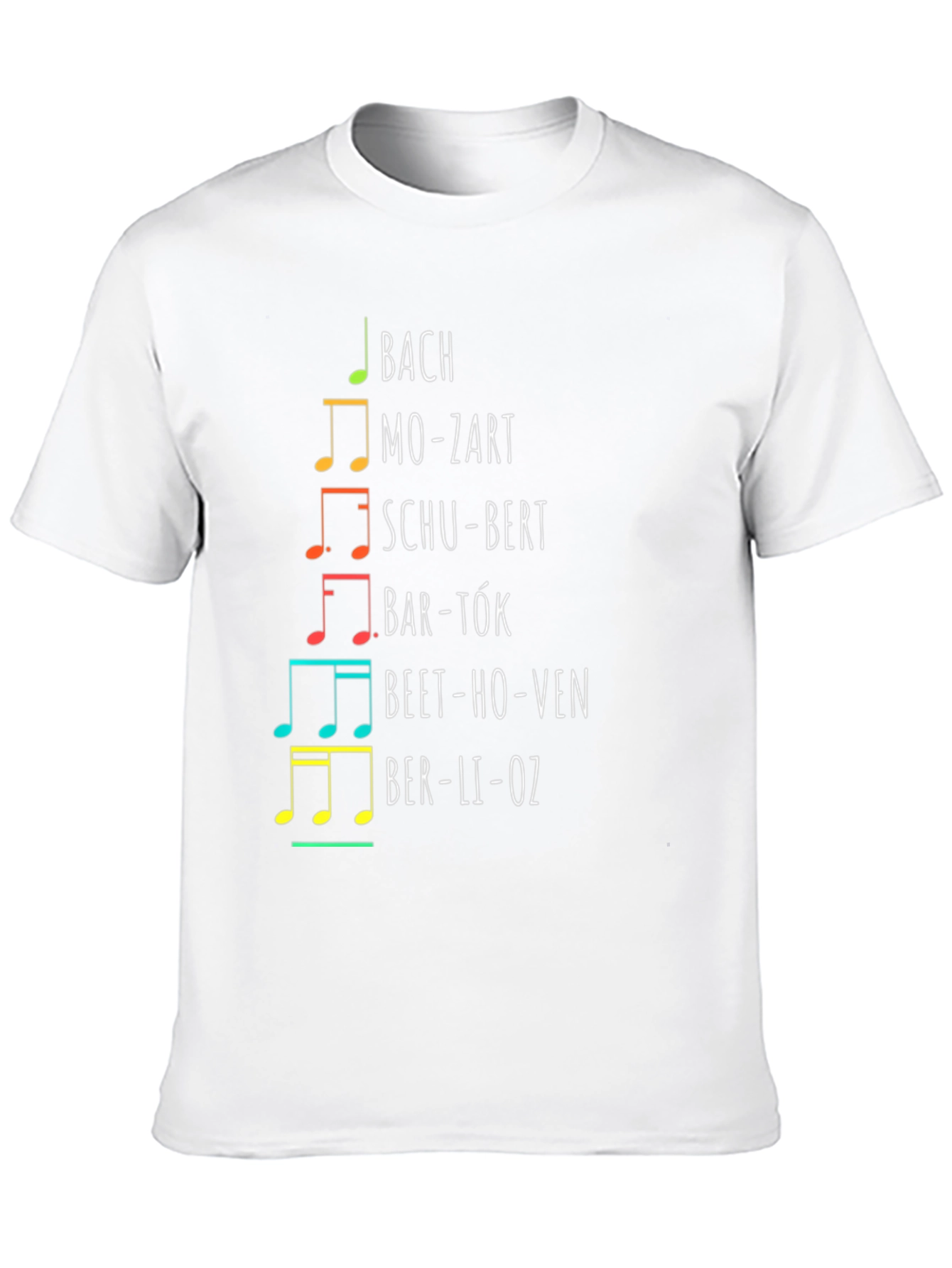 Composer Music Notes Graphic Tee