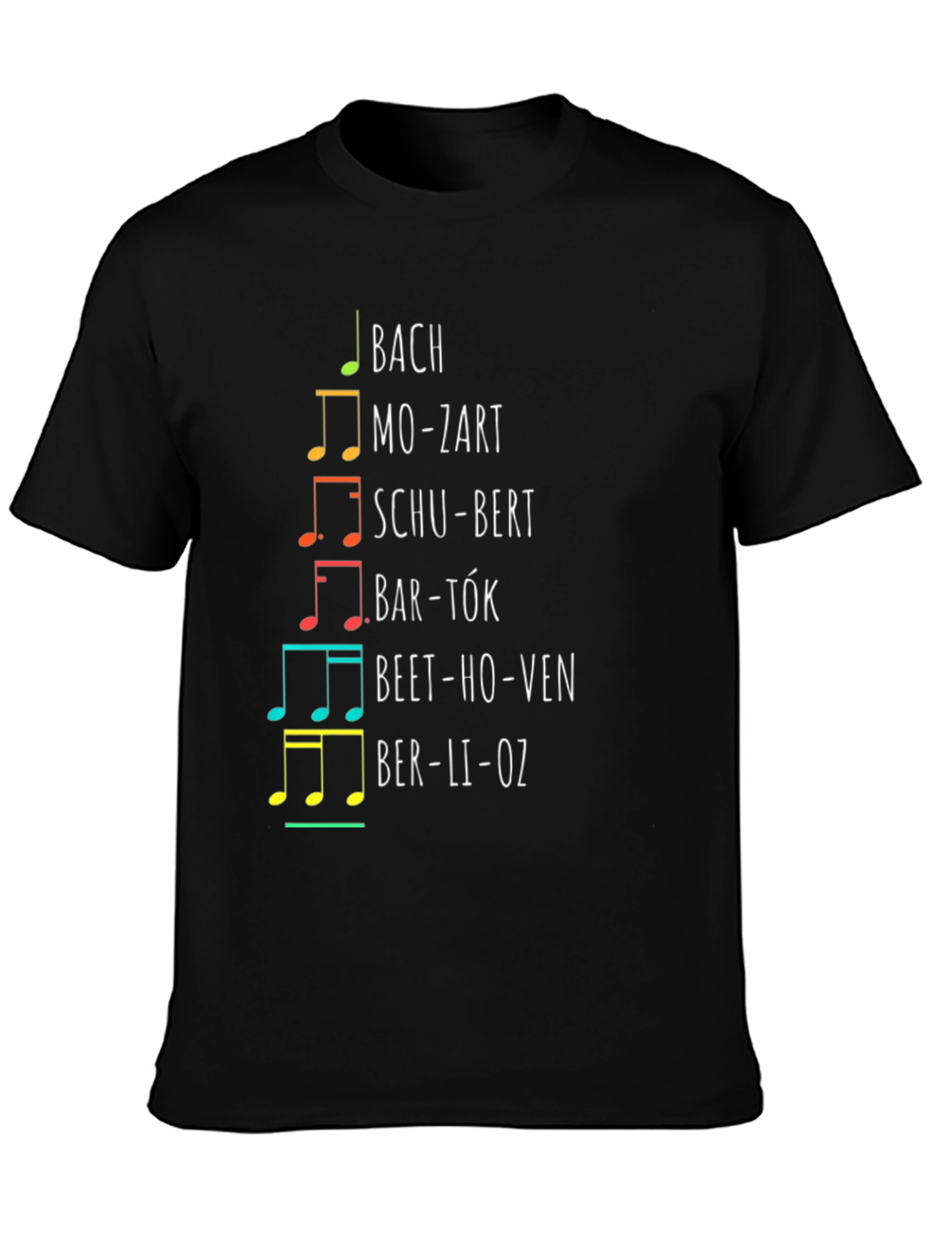 Composer Music Notes Graphic Tee