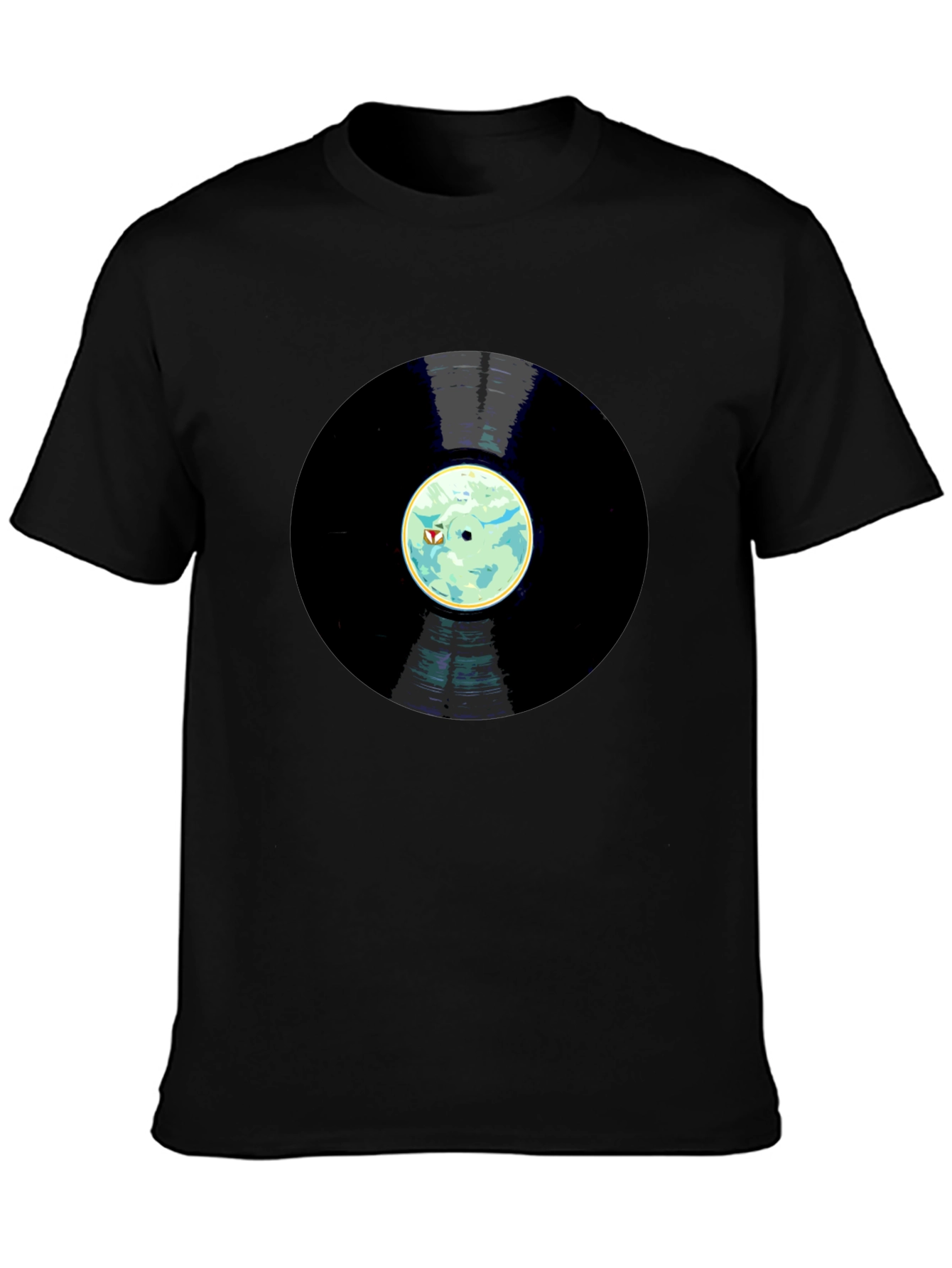 Vinyl Record Graphic Tee - Music Lovers T-Shirt