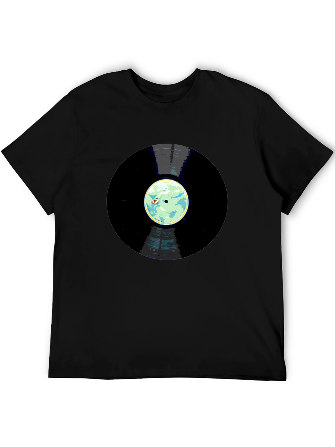 Vinyl Record Graphic Tee - Music Lovers T-Shirt