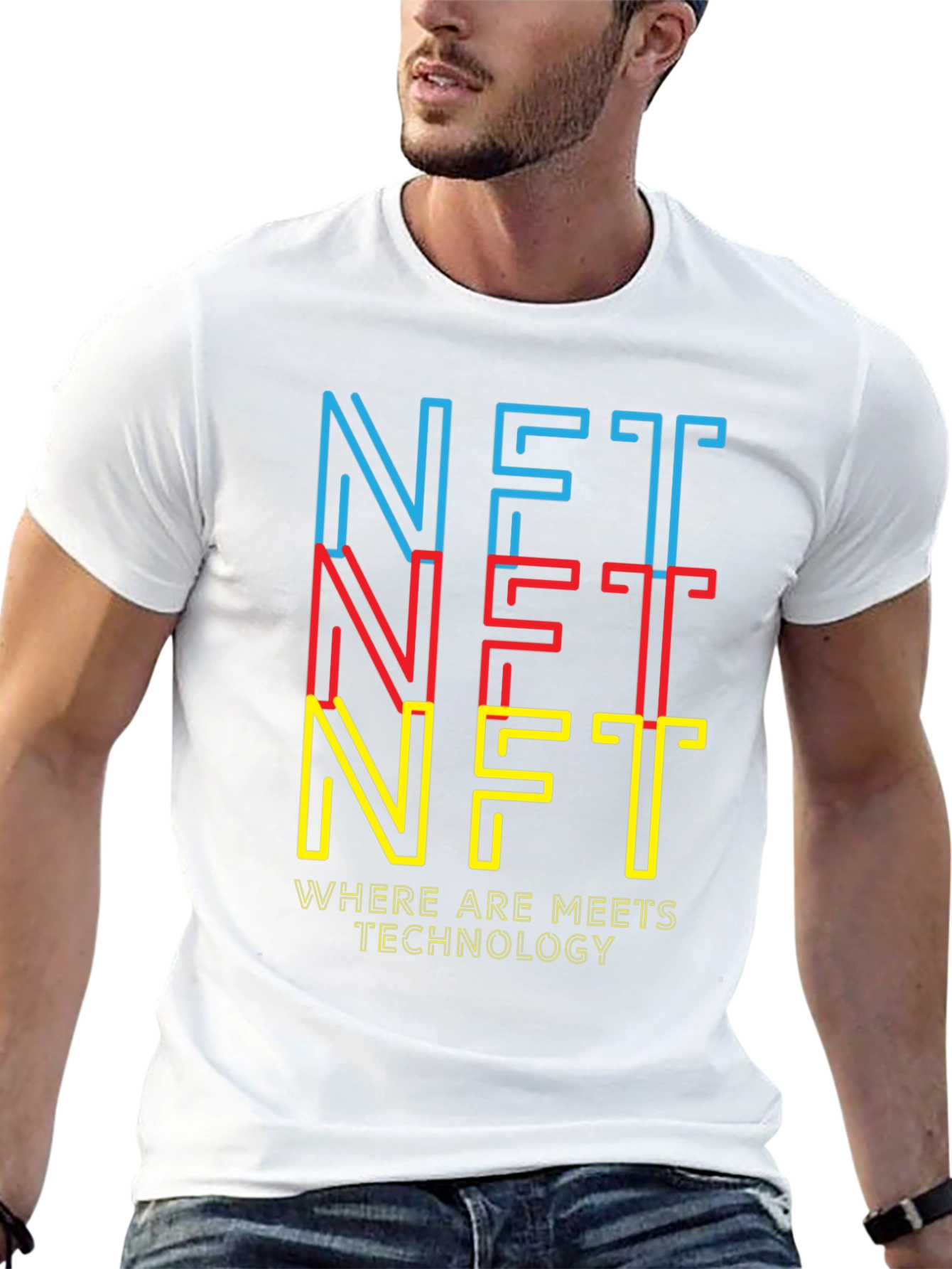 NFT Meets Technology Graphic T-Shirt