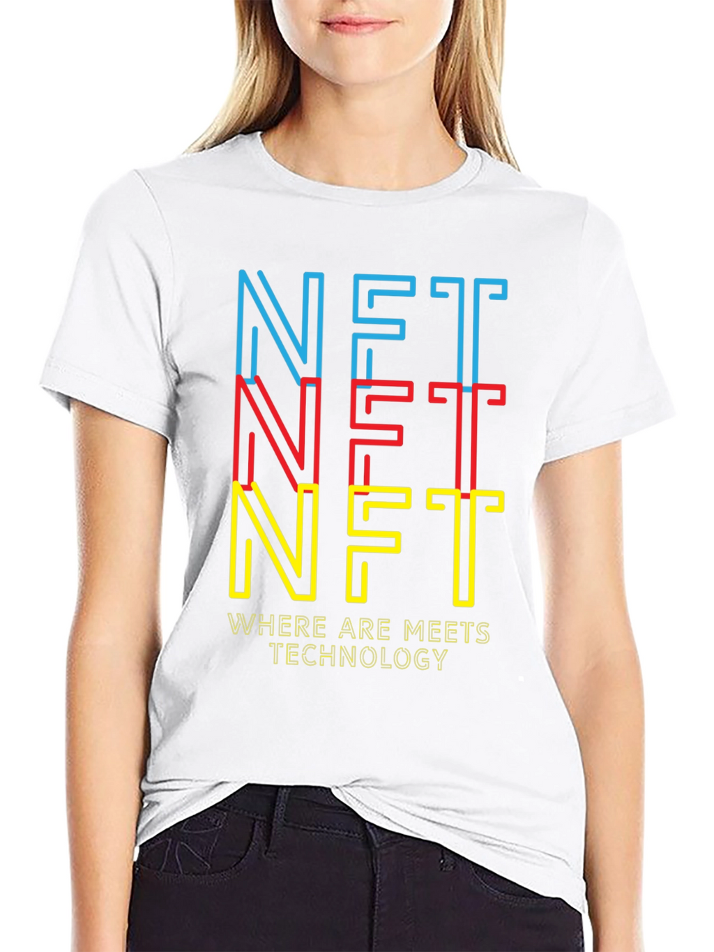 NFT Meets Technology Graphic T-Shirt