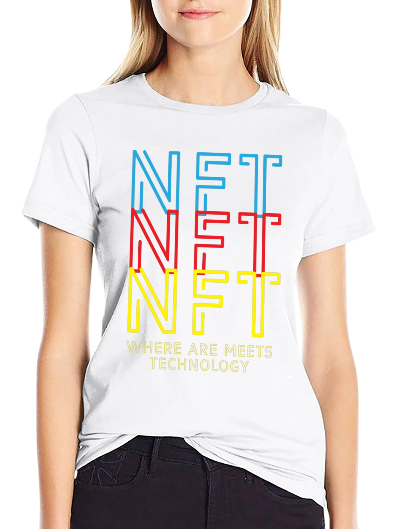 NFT Meets Technology Graphic T-Shirt