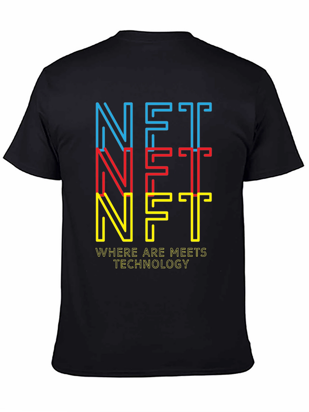 NFT Meets Technology Graphic T-Shirt