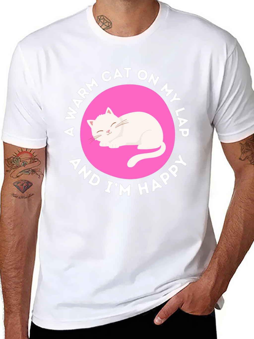 Warm Cat On My Lap T-Shirt
