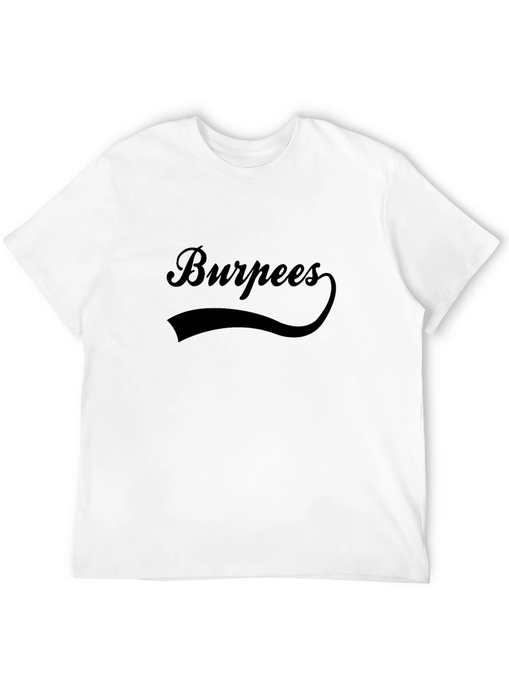 Burpees Workout T-Shirt - Black Fitness Tee