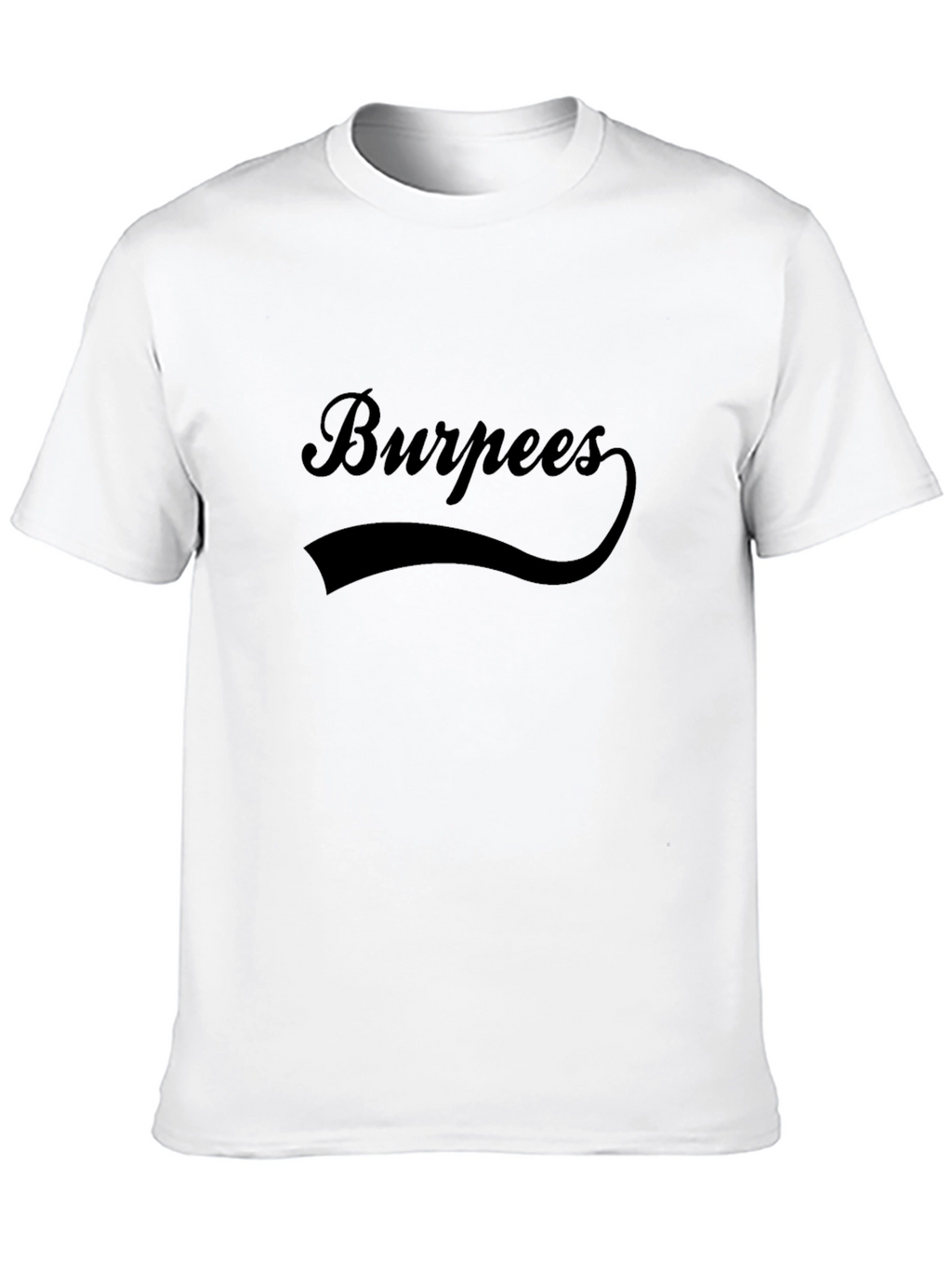 Burpees Workout T-Shirt - Black Fitness Tee