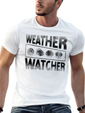 Weather Watcher Graphic Tee - Black