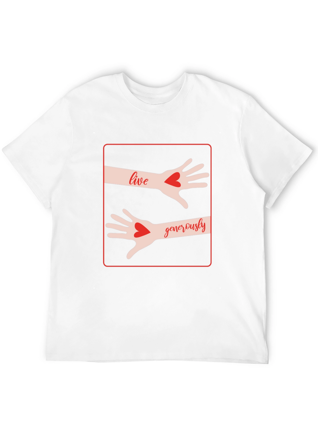 Live Generously Graphic Tee - Black