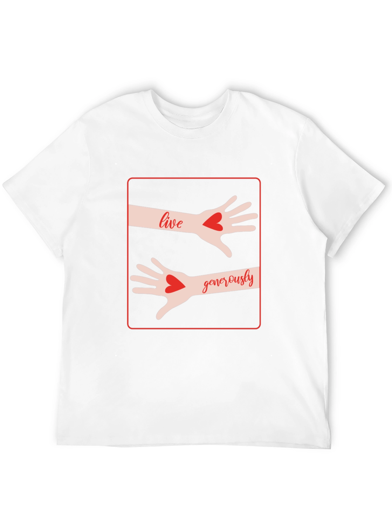 Live Generously Graphic Tee - Black