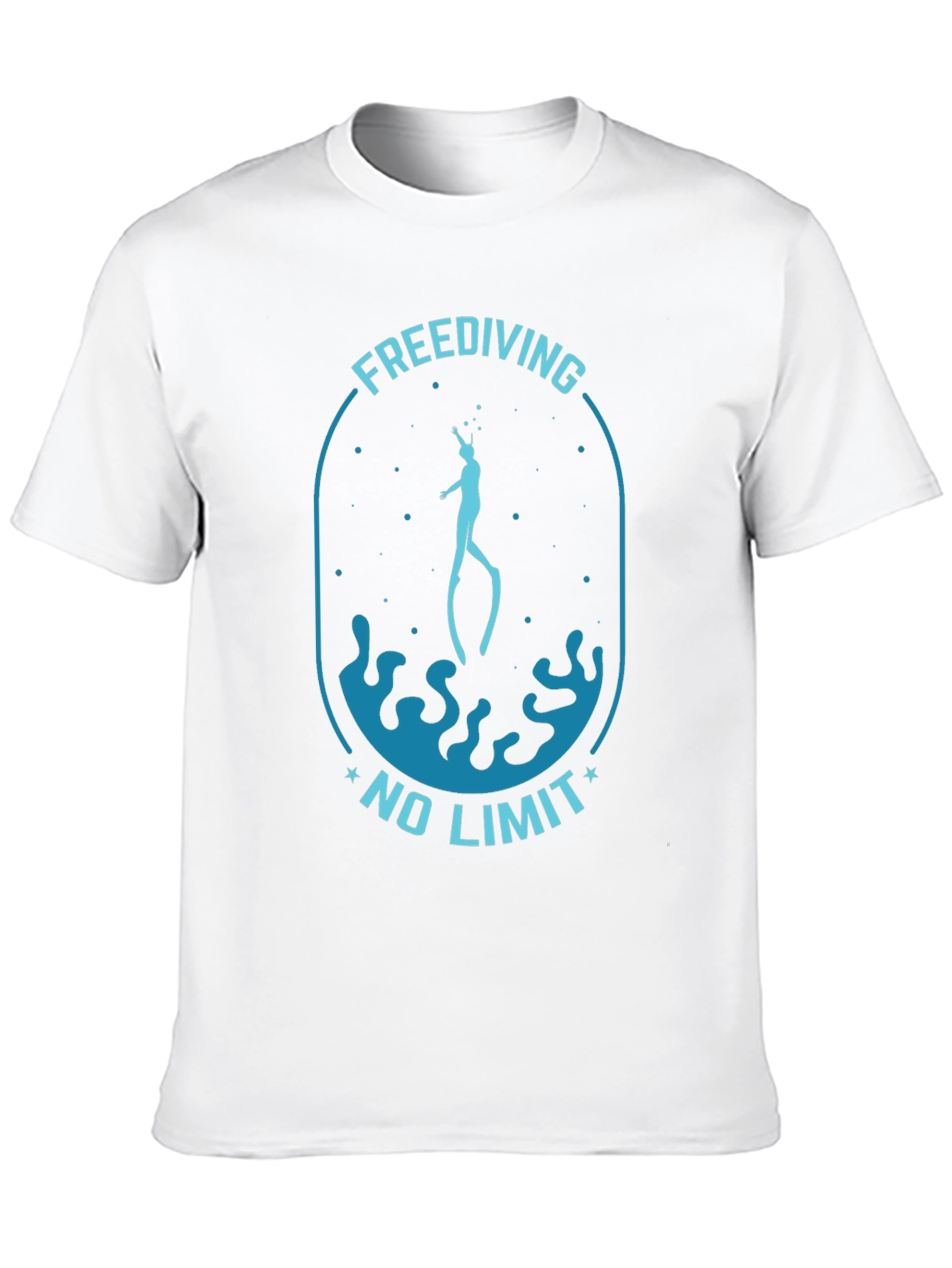 Freediving No Limit Black T-Shirt