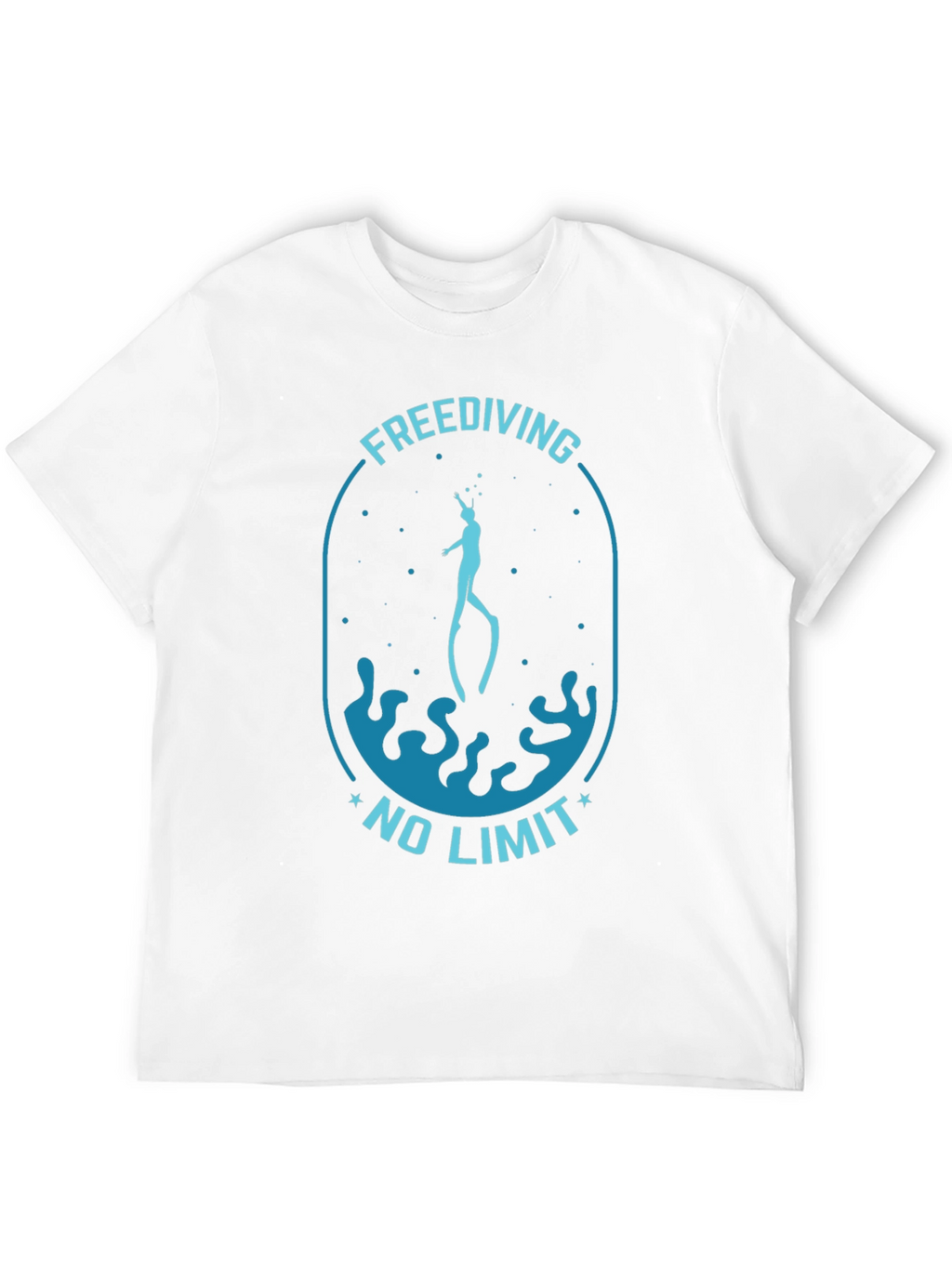 Freediving No Limit Black T-Shirt