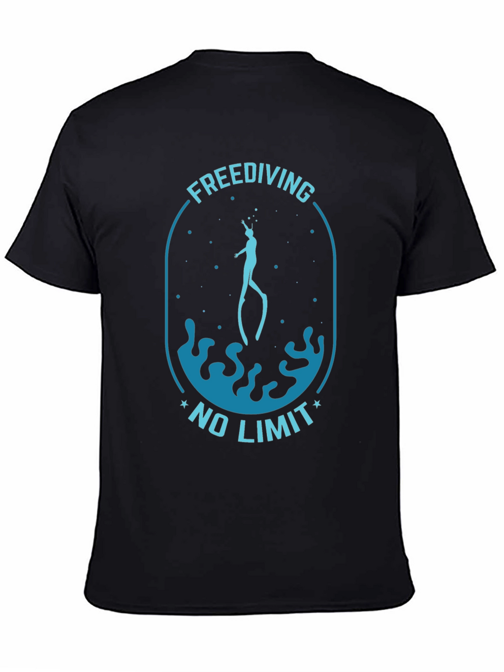 Freediving No Limit Black T-Shirt